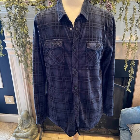 O'Neill plaid Superfleece snap up shirt - Picture 1 of 11